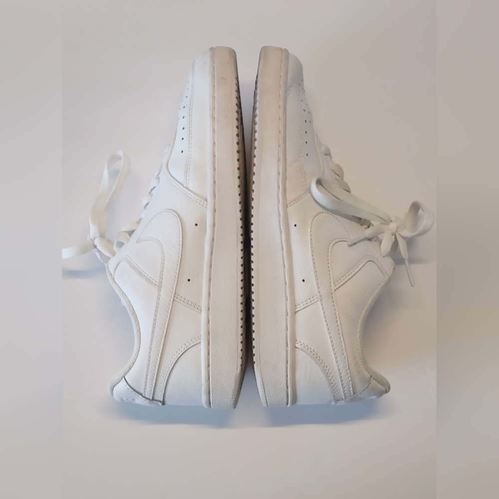 Nike Court Vision CD5434-100 White Lace Up Low Top Sneaker - Picture 3 of 8
